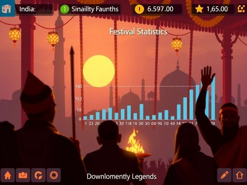Lohri Legends download statistics chart showing growth in India